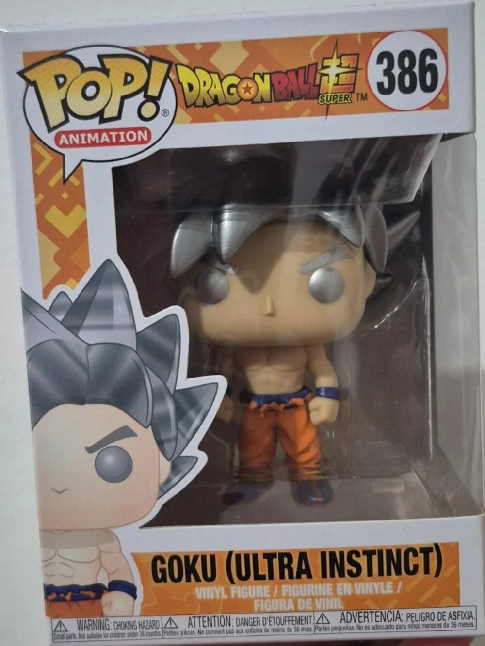 Funko Pop! Dragon Ball Super - Goku (Ultra Instinct Form) #386